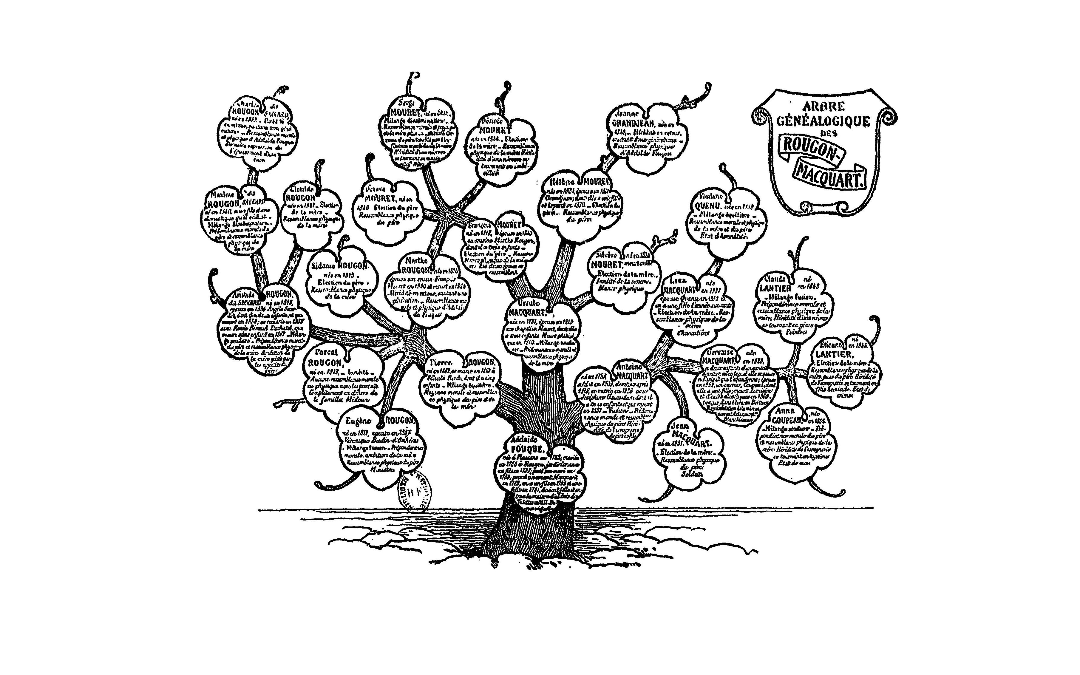 Rougon-Macquart family tree